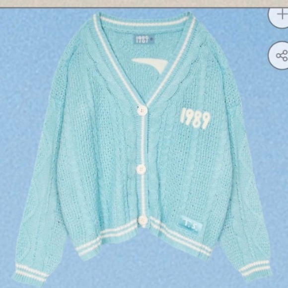 Taylor Swift 1989 Official Merch Cardigan - Picture 1 of 2